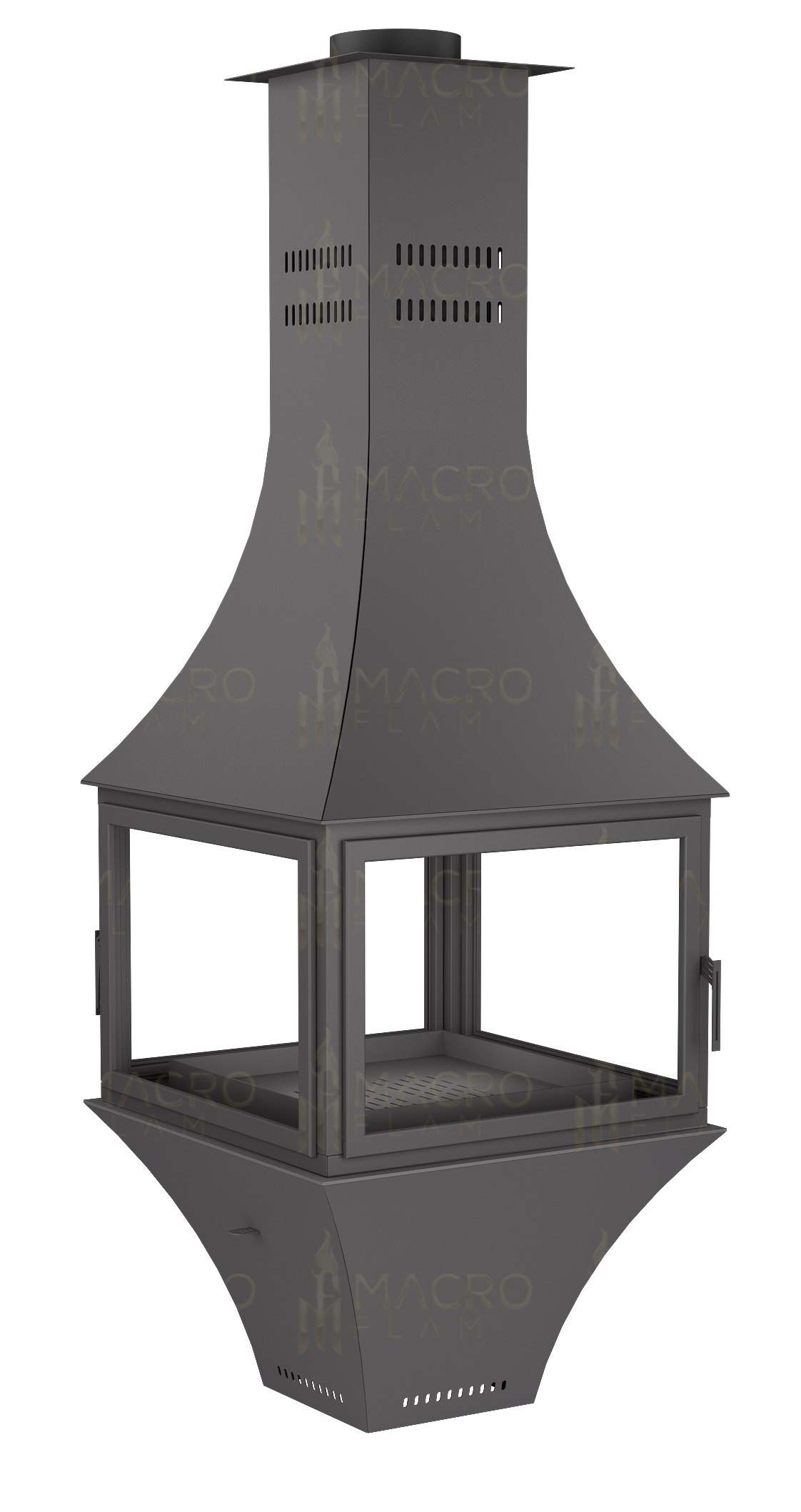  4 TARAFI AÇIK ŞÖMİNELER